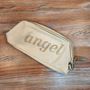 Victoria's Secret Angel Bag Makeup Bag Jewelry Bag Cream